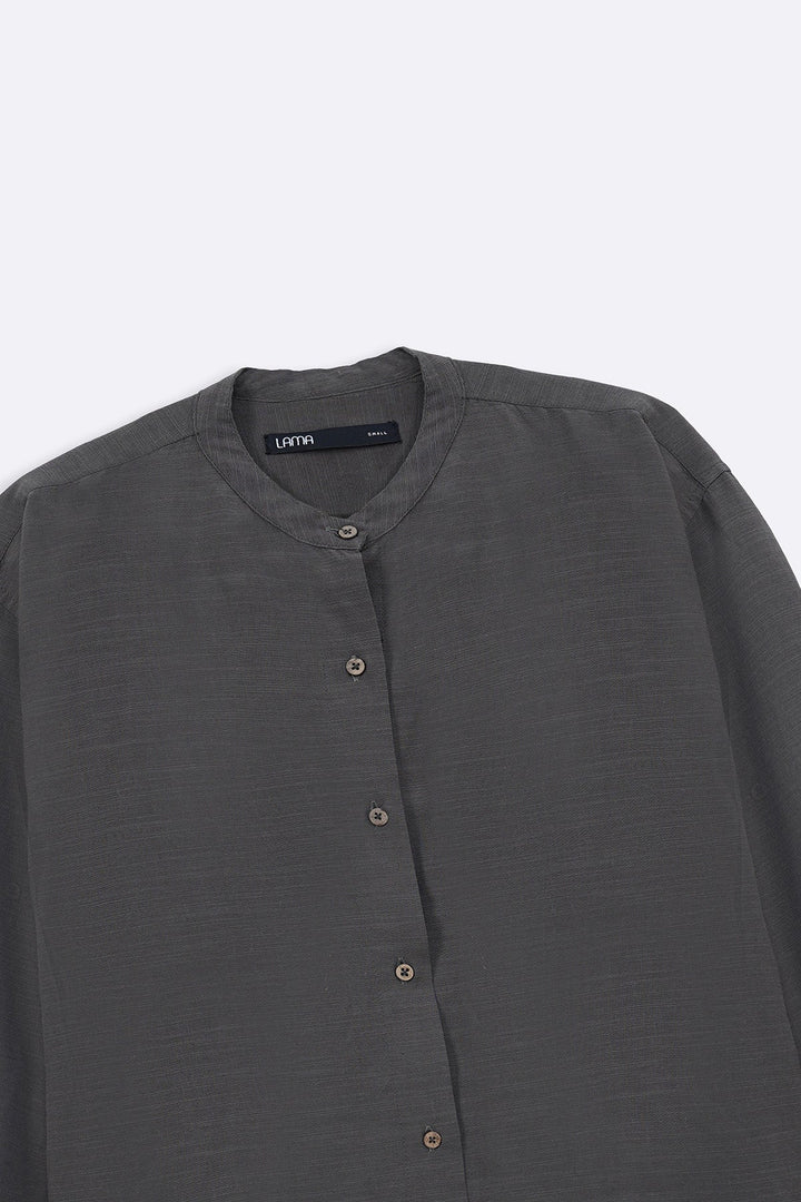 MOUSE GREY ESSENTIAL COTTON SHIRT