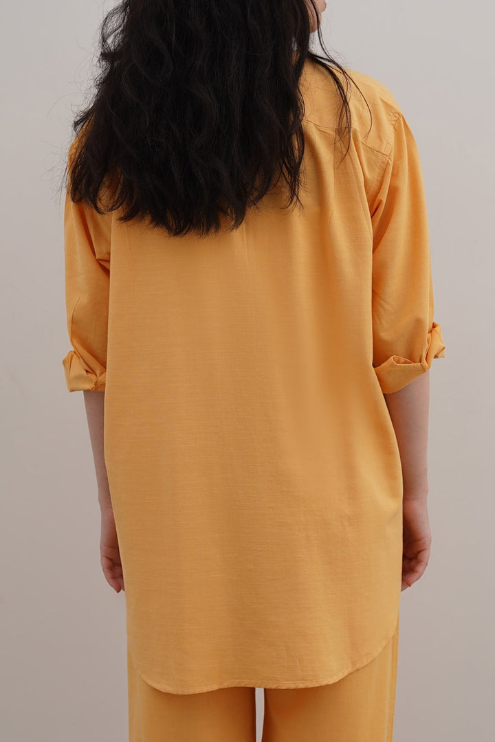YELLOW ESSENTIAL COTTON SHIRT