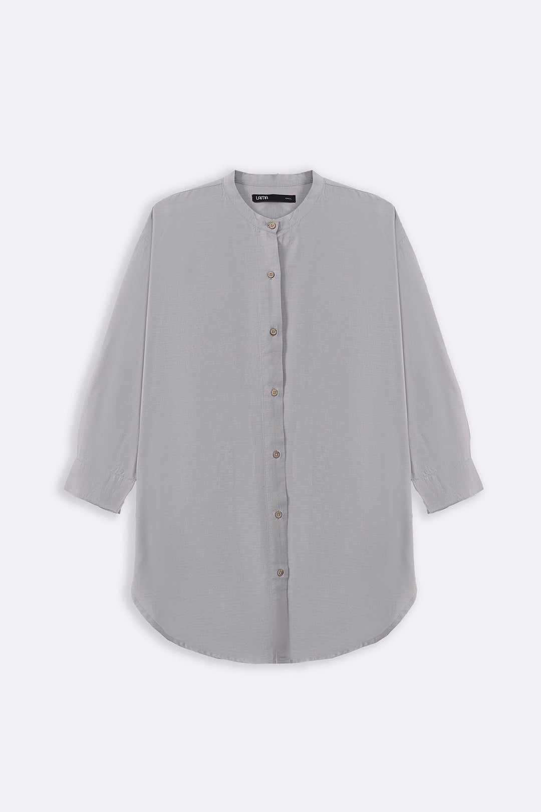 GREY ESSENTIAL COTTON SHIRT