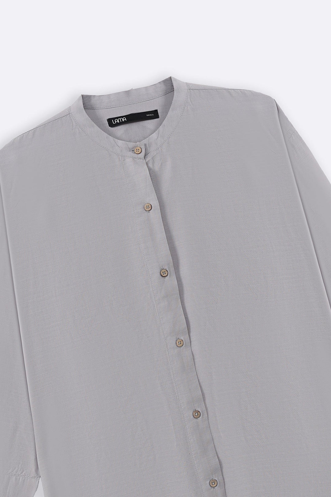 GREY ESSENTIAL COTTON SHIRT
