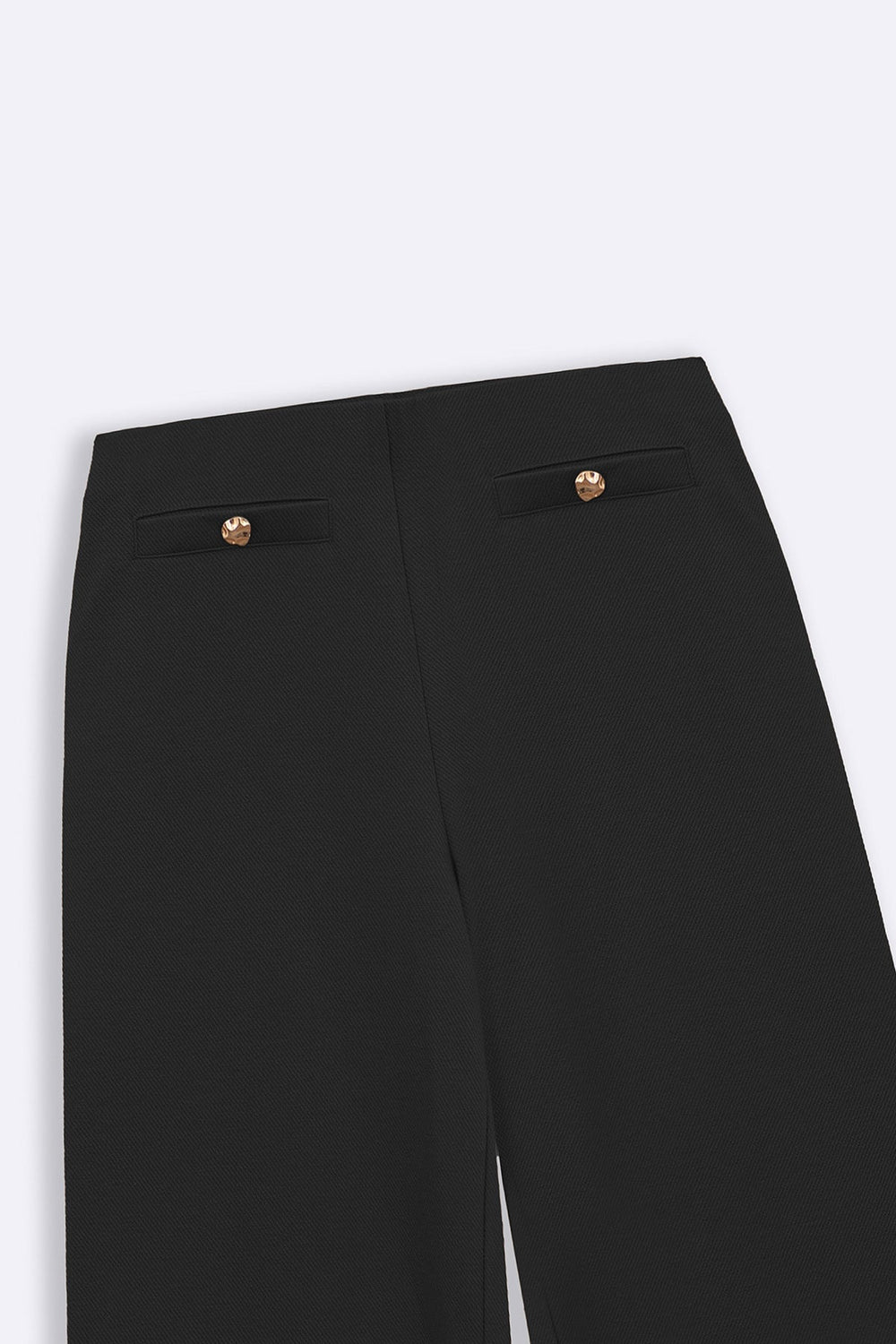 BLACK SEMI-FORMAL KNIT PANTS