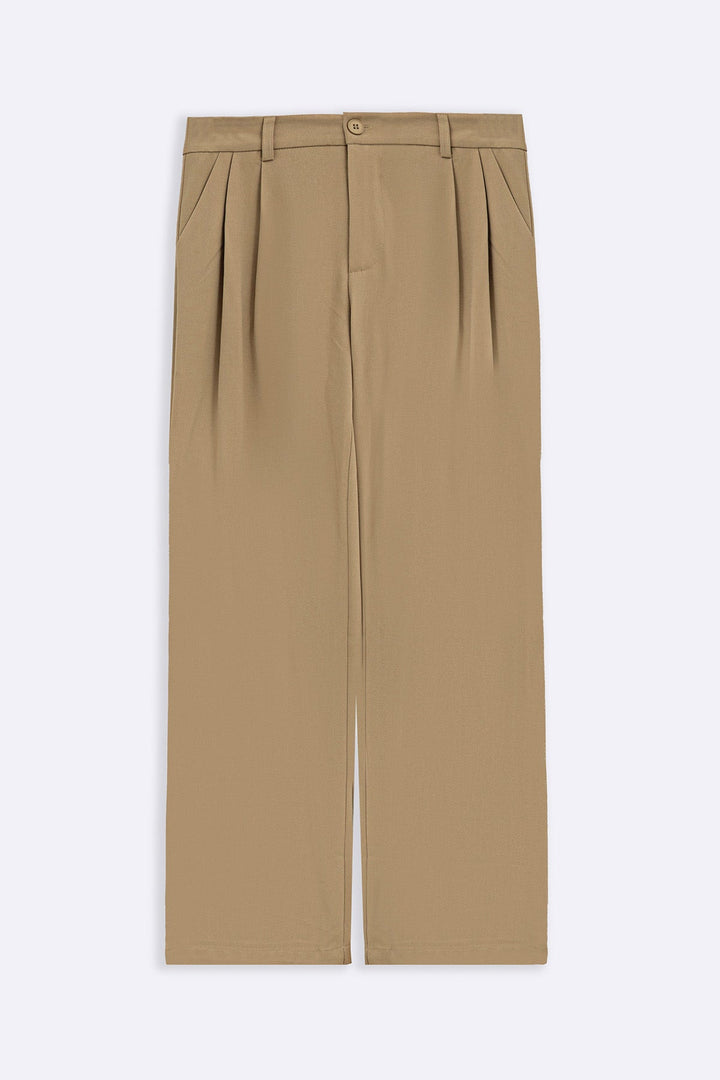 BEIGE CLASSIC TAILORED PANTS
