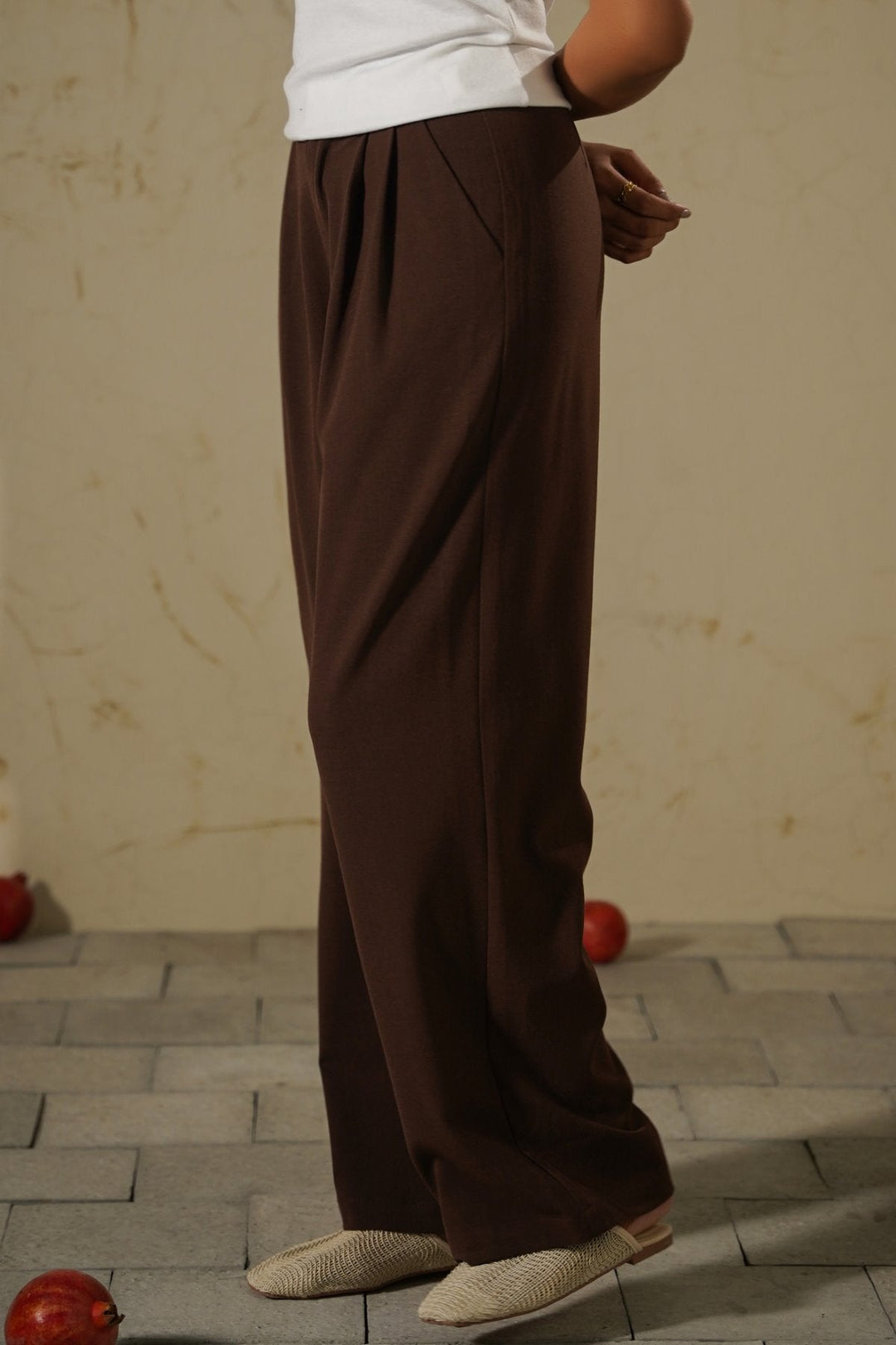 CHOCOLATE CLASSIC TAILORED PANTS