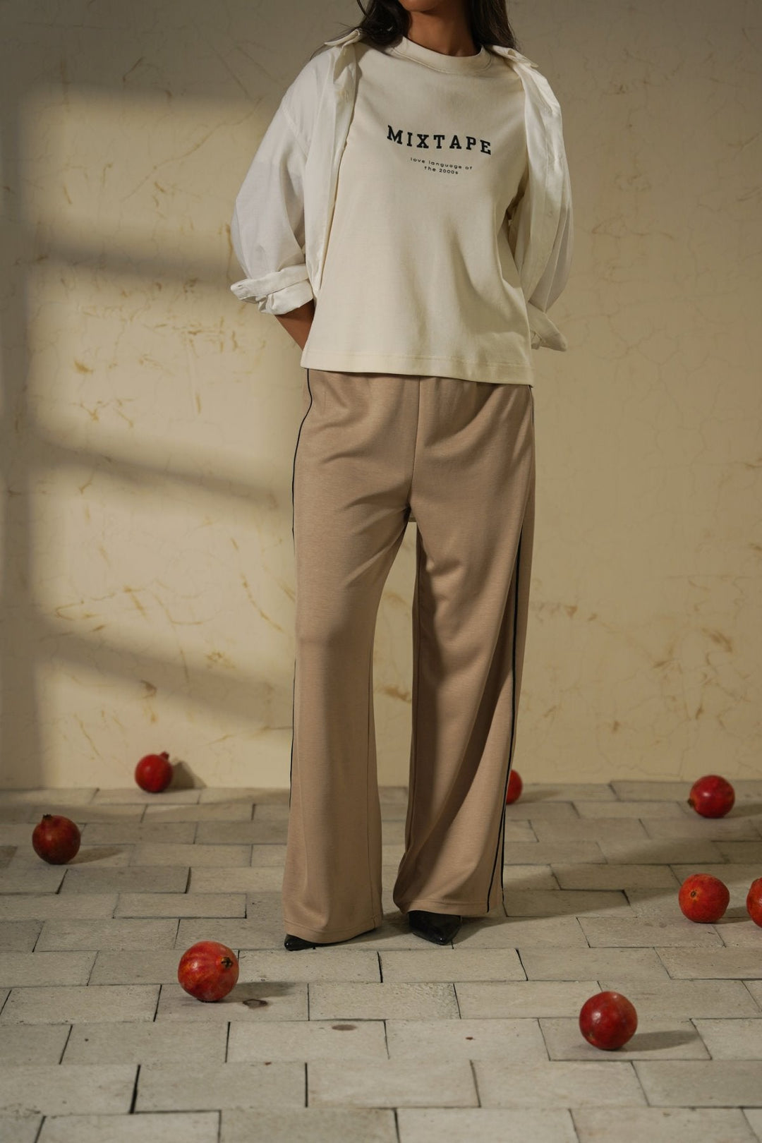 BEIGE SUPER SOFT LOUNGE PANTS