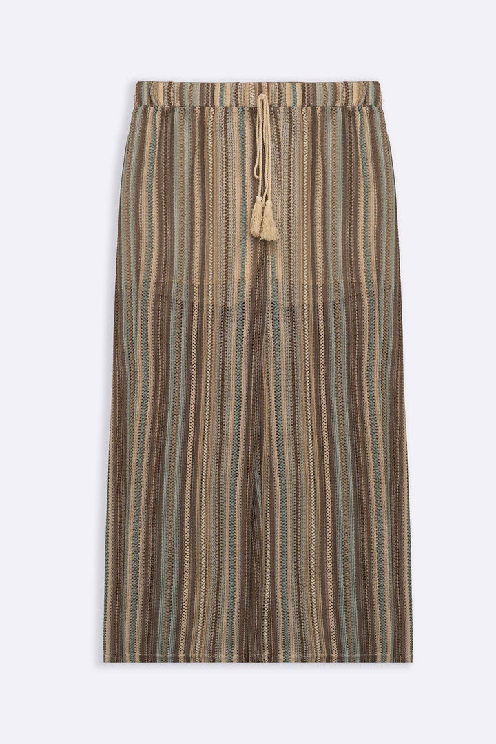 TAUPE RESORT PANTS WITH LINING