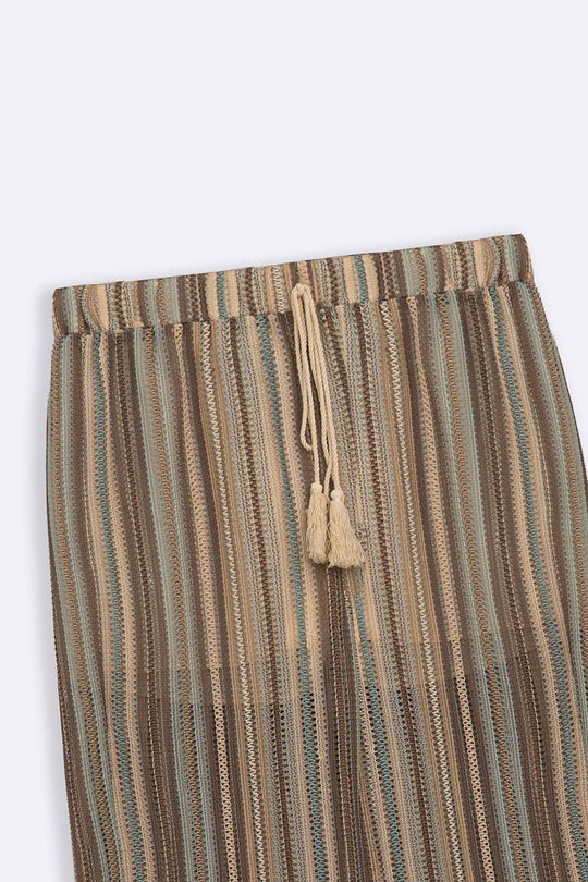 TAUPE RESORT PANTS WITH LINING