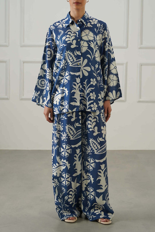 BLUE BUKETAN LONG PANTS