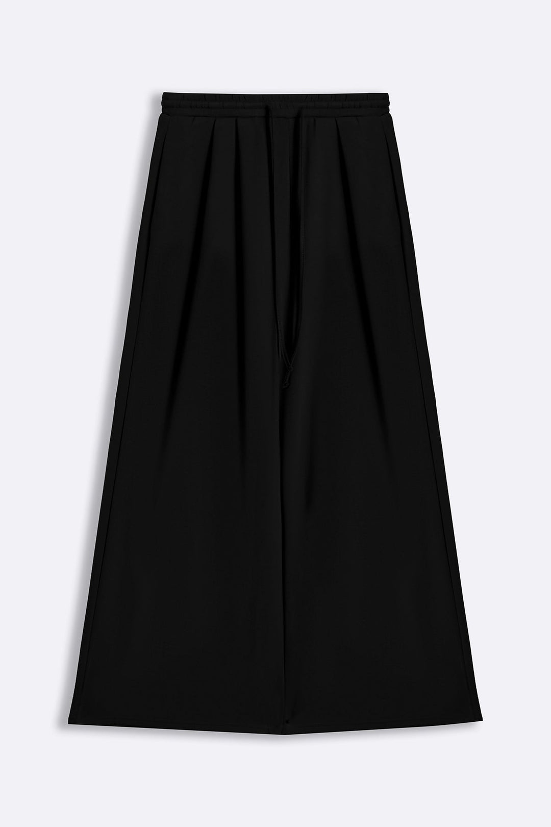 BLACK FLOWY WIDE PANTS