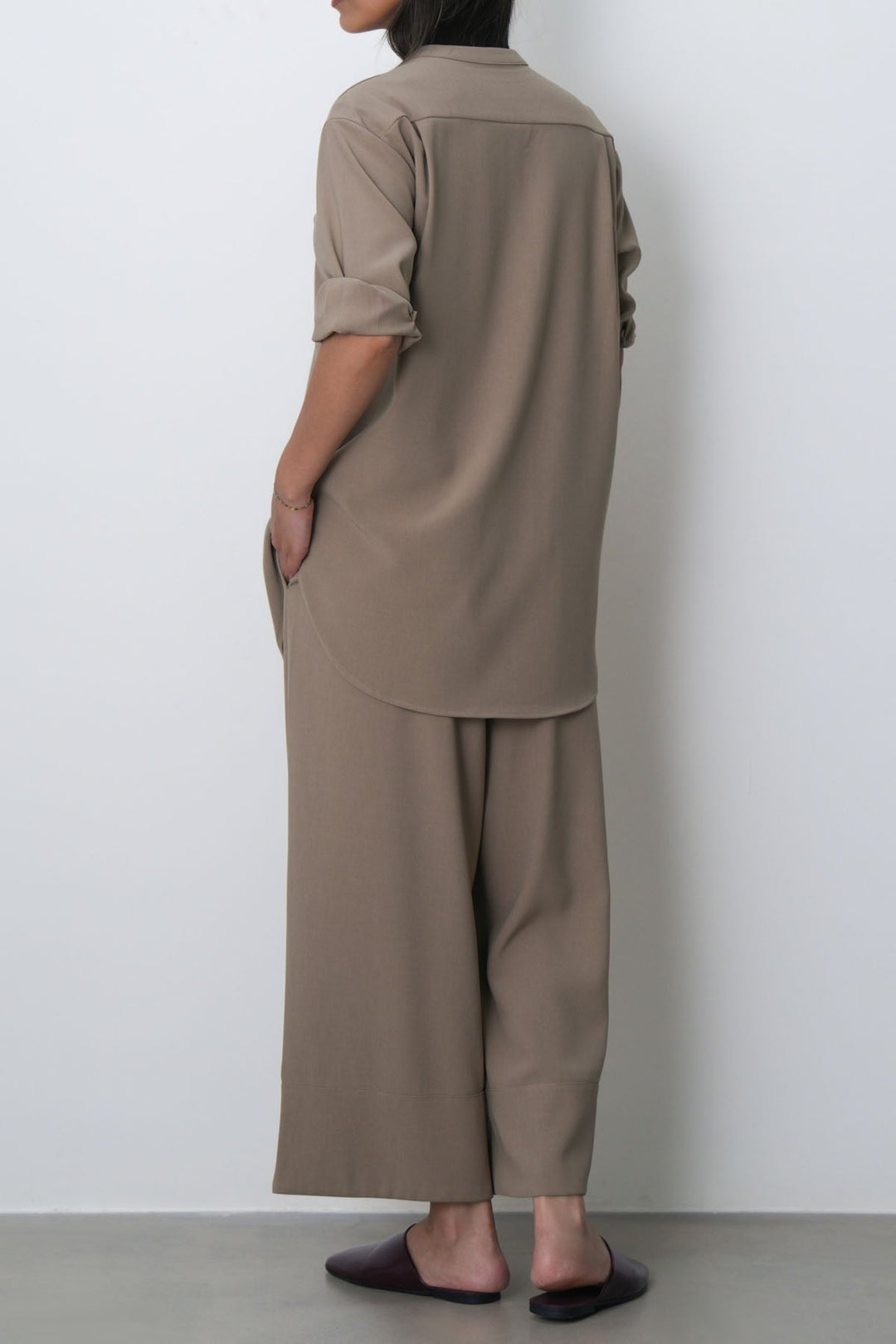 BEIGE FLOW CULOTTES