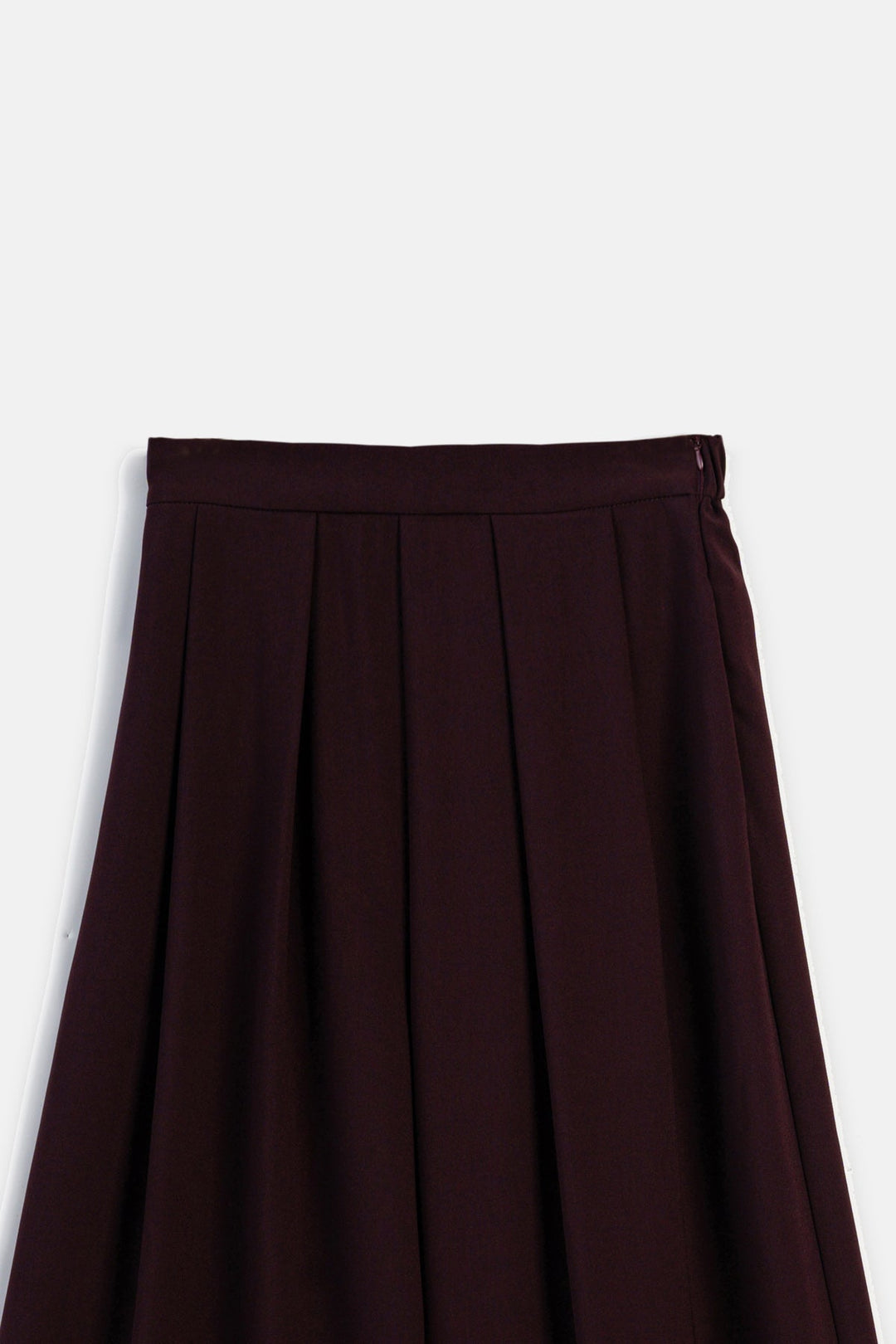 WINE FLOW PLEATED PANTS