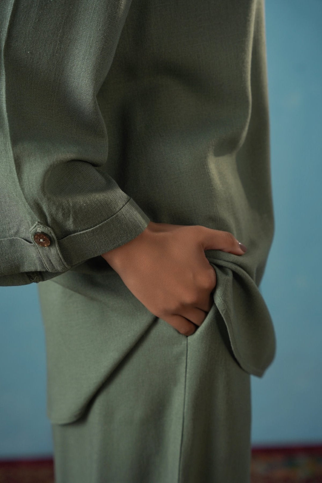 GREEN EVERYDAY CULOTTES