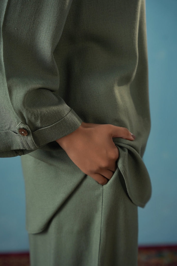 GREEN EVERYDAY CULOTTES