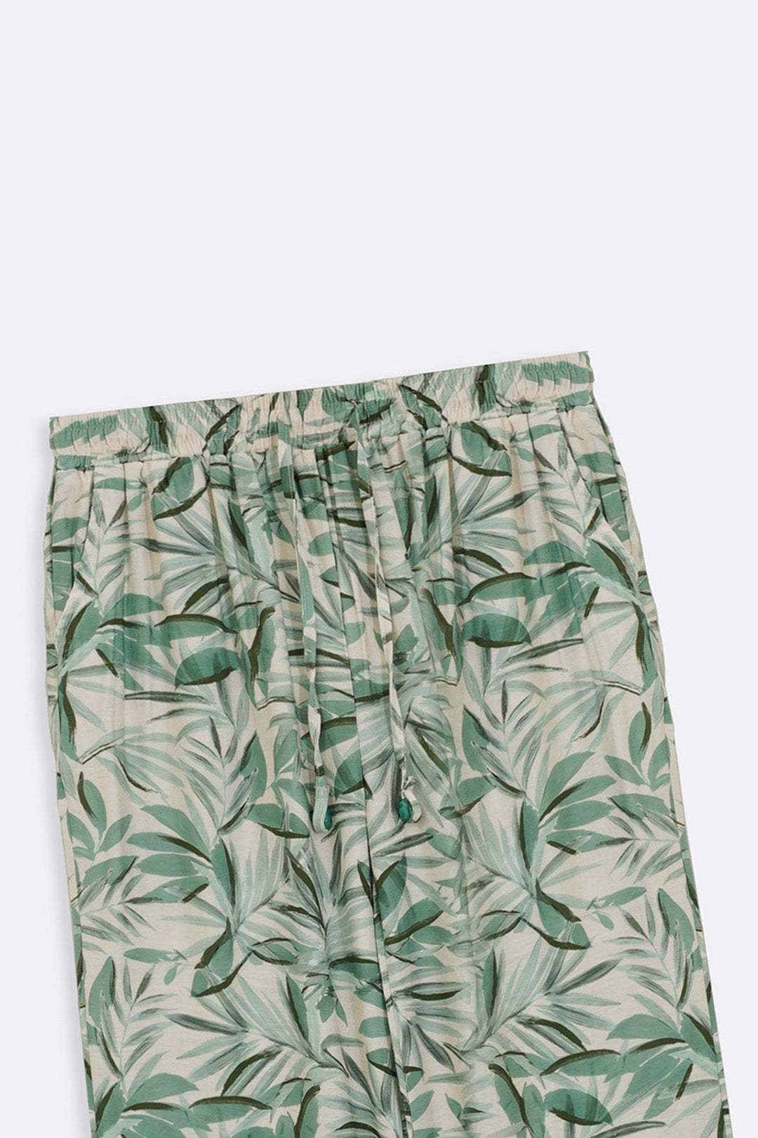 GREEN BAMBOO CANOPY PANTS