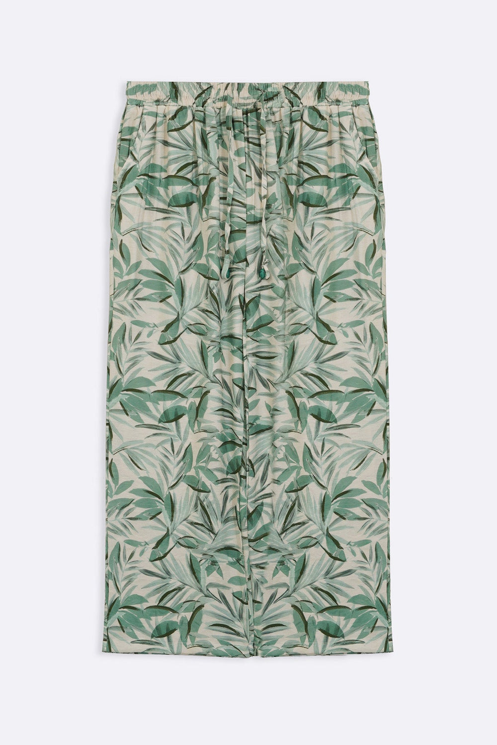 GREEN BAMBOO CANOPY PANTS