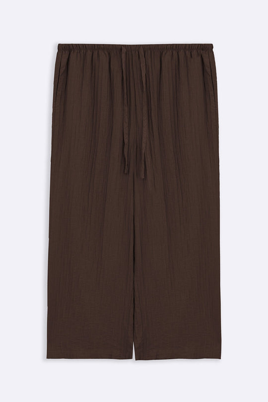 MOCHA SABLE EASY PANTS