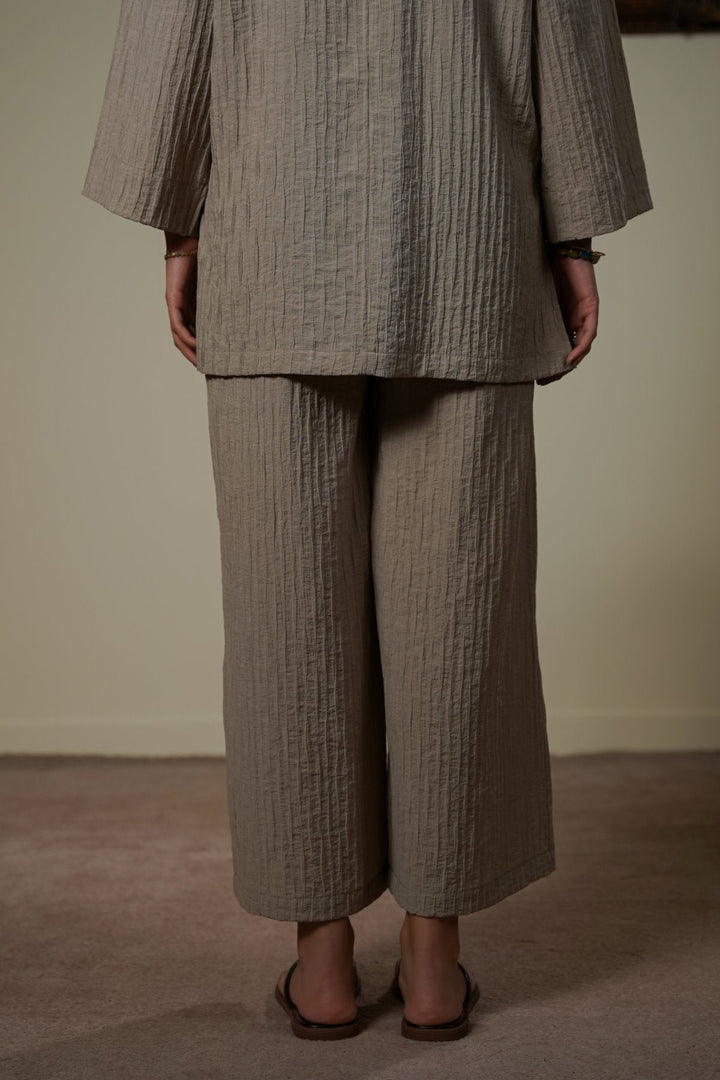 TAUPE SABLE EASY PANTS