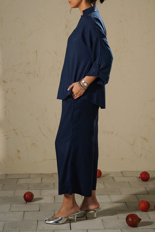 NAVY EASY BREEZE CULOTTES