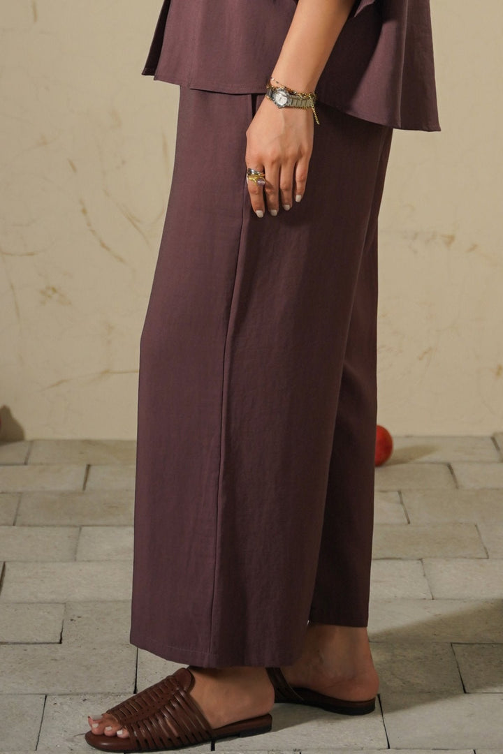 BEETROOT LYOCELL STONEWASH CULOTTES