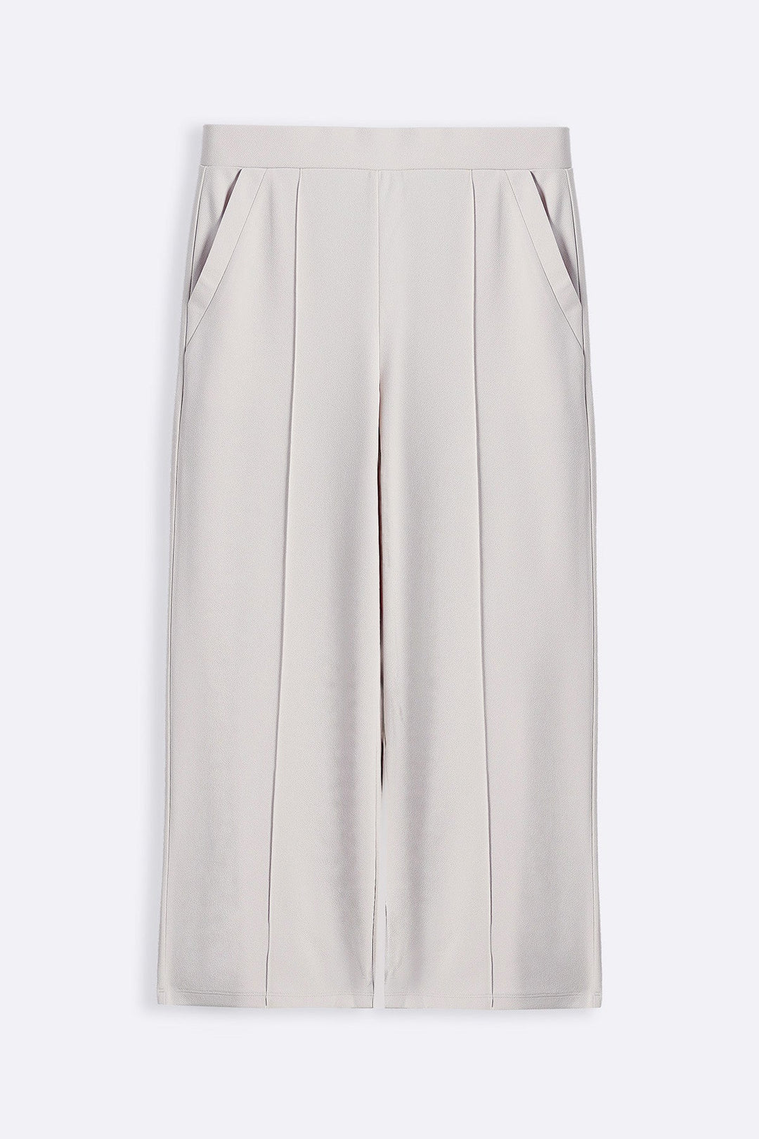 IVORY TAILORED WIDE PANTS