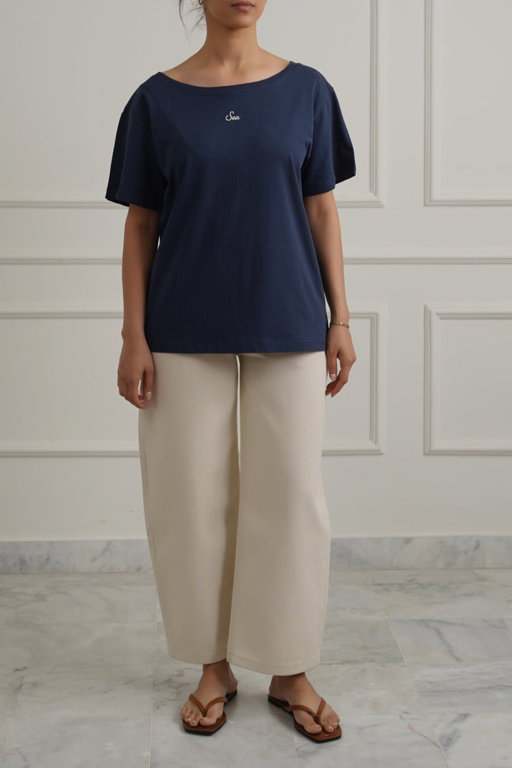 HIGH WAIST COCOON JEANS