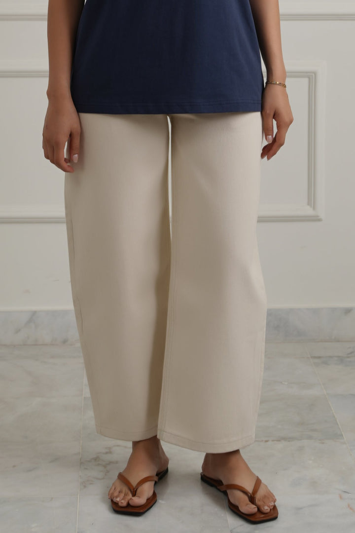 HIGH WAIST COCOON JEANS