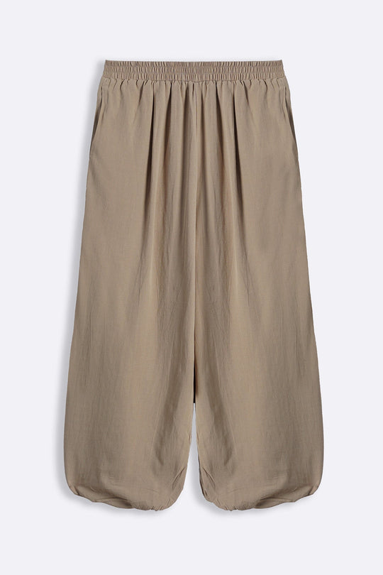 TAUPE SAFARI BALLOON PANTS