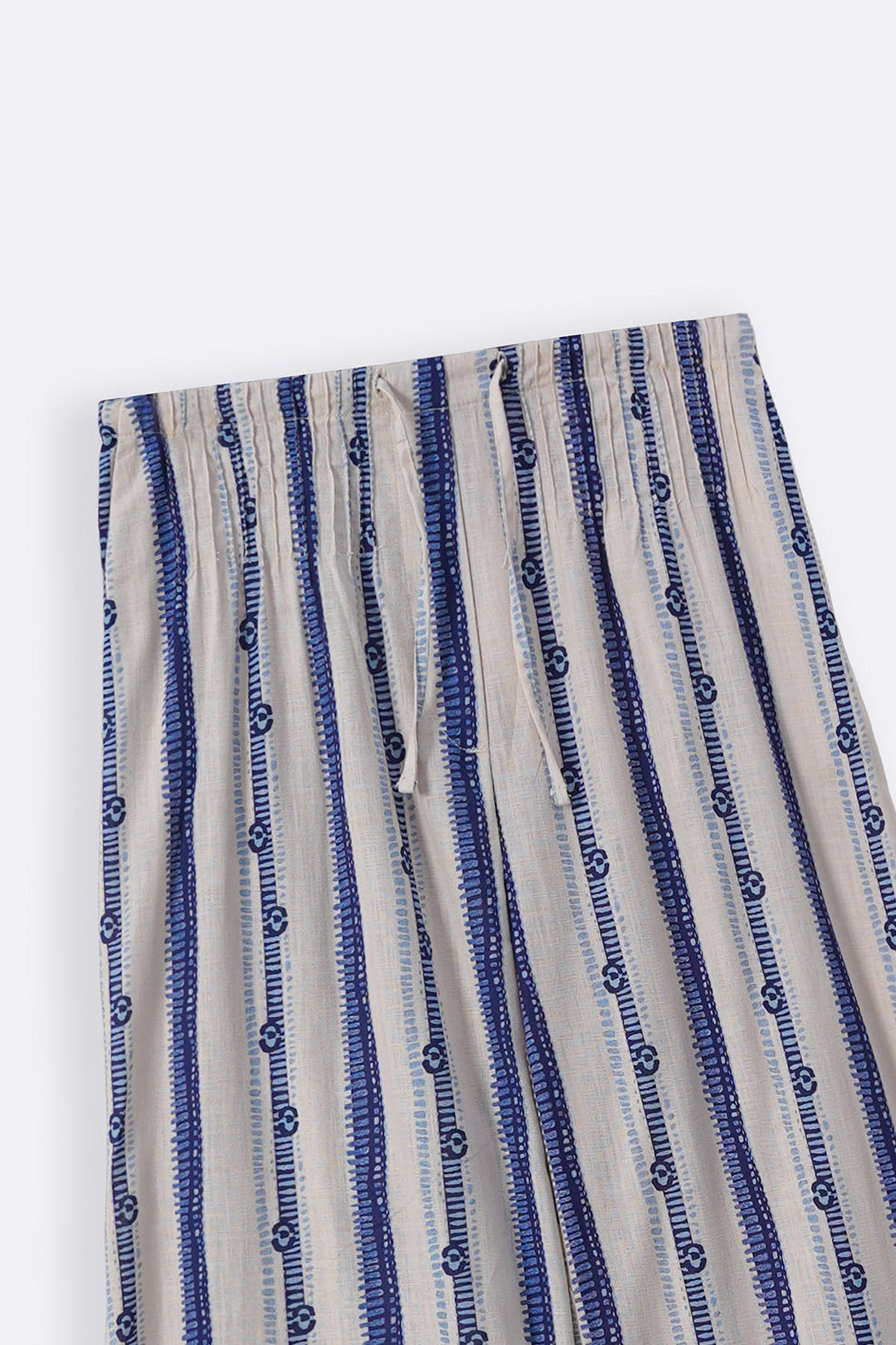 ECRU SARDINE PINTUCK PANTS