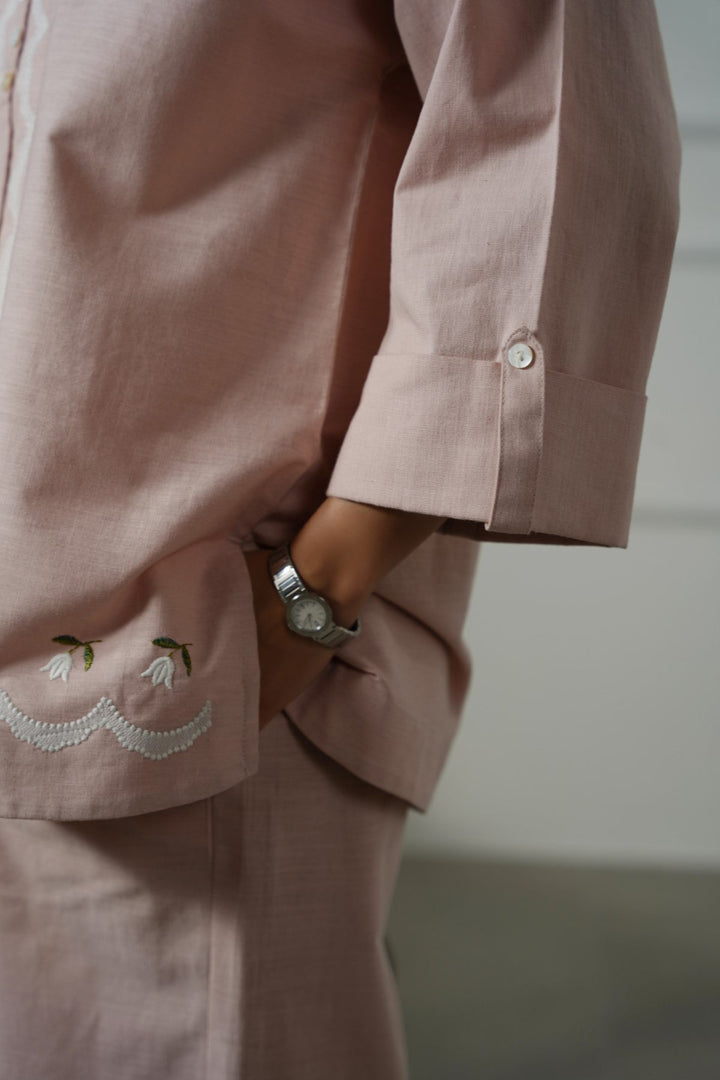 PINK BELL FLORAL CULOTTES