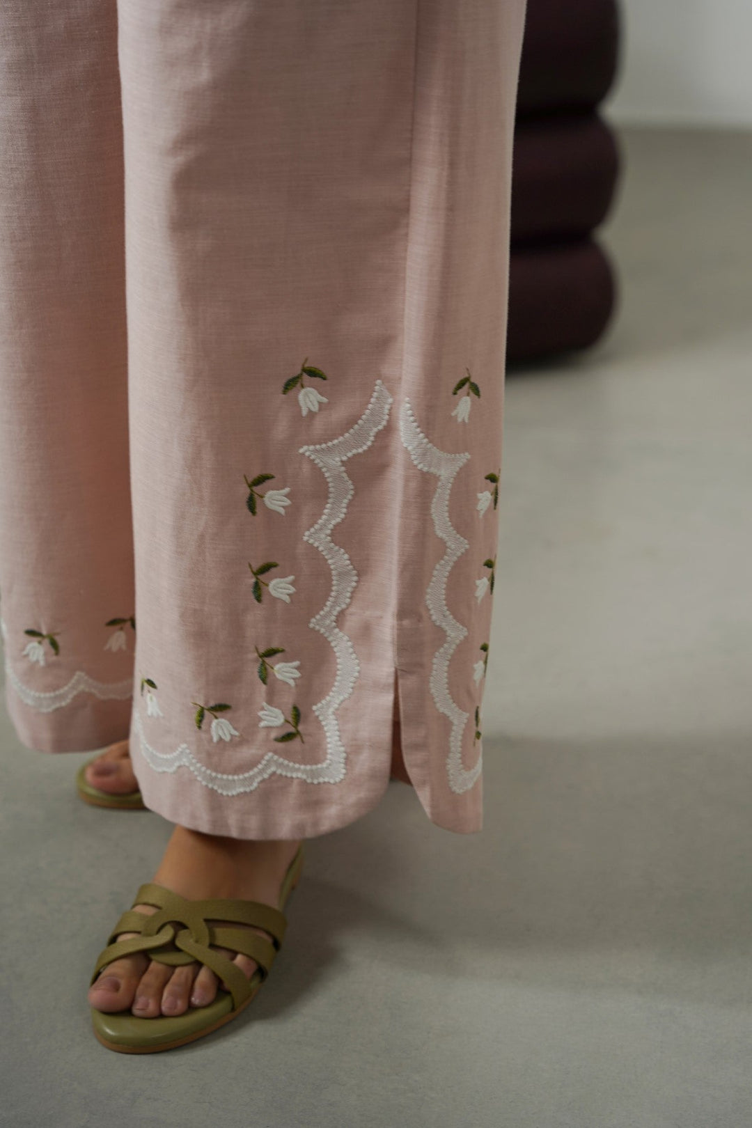 PINK BELL FLORAL CULOTTES