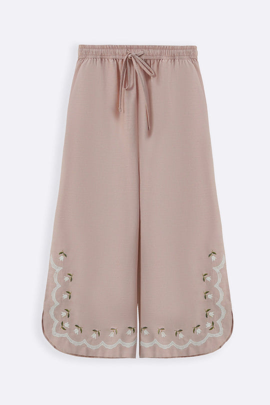 PINK BELL FLORAL CULOTTES