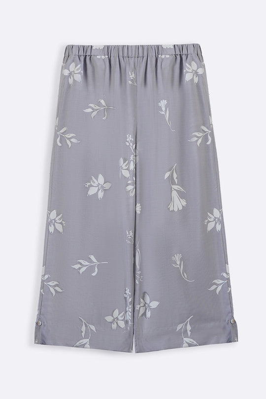 GREY PETAL IMPRINT CULOTTES