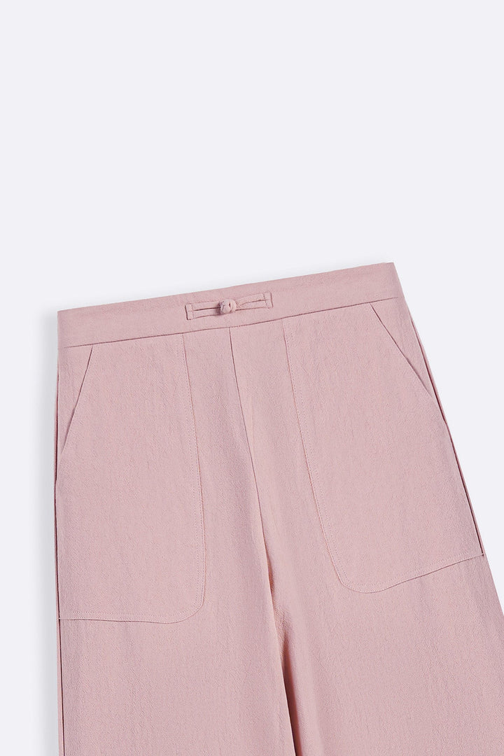PINK ORGANIC COTTON PANTS