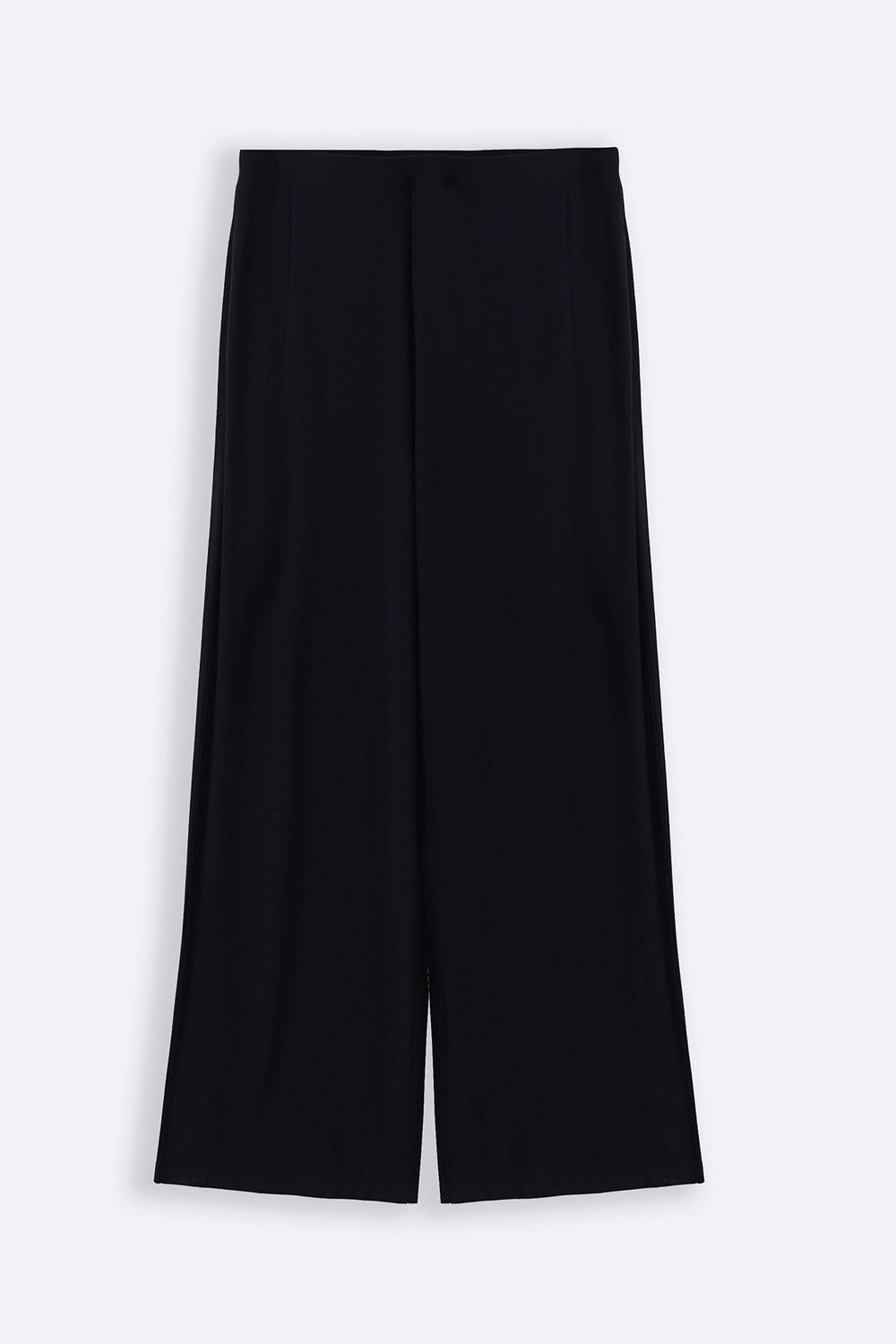 BLACK MODAL FLOWY PANTS
