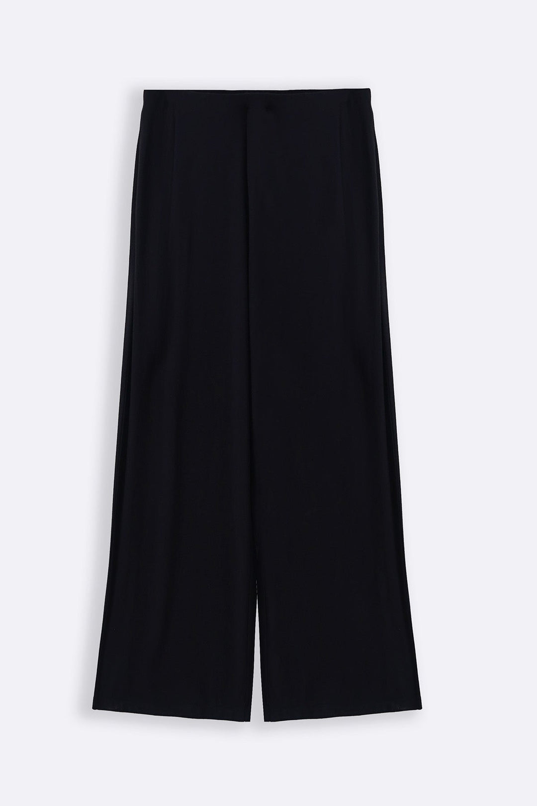 BLACK MODAL FLOWY PANTS