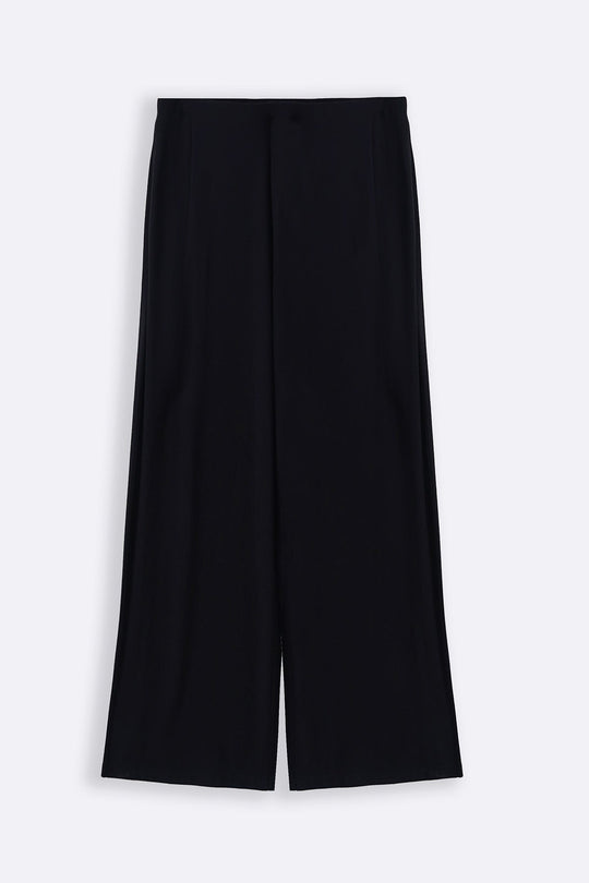 BLACK MODAL FLOWY PANTS