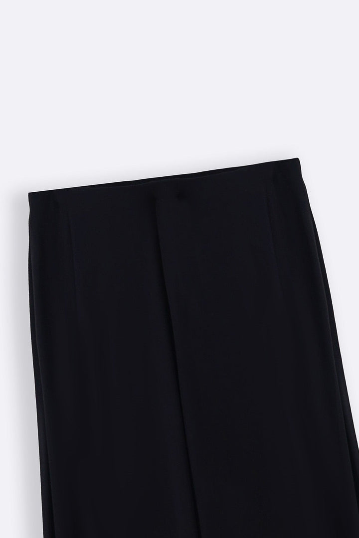 BLACK MODAL FLOWY PANTS