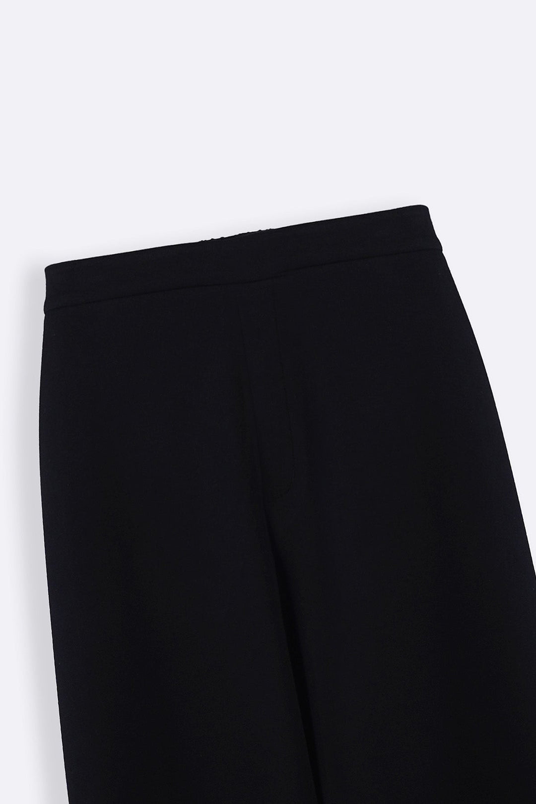 BLACK EASY TAILORED PANTS