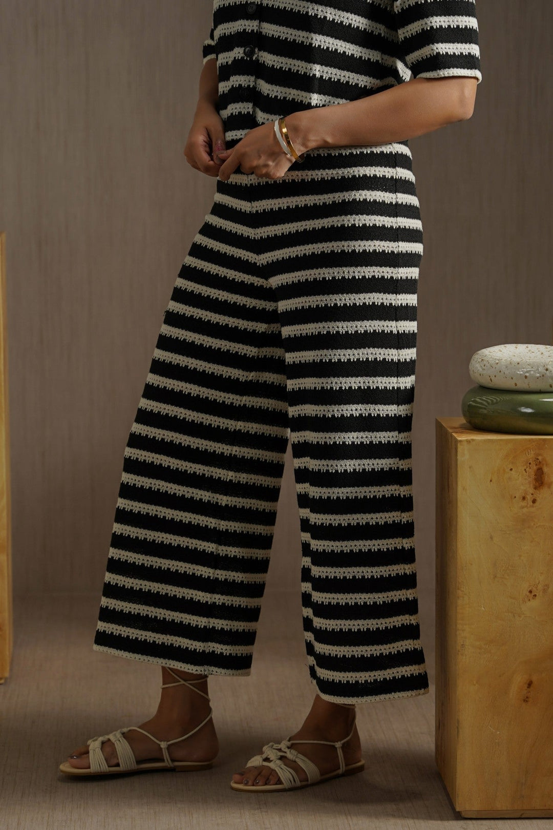BLACK SEA KNIT PANTS