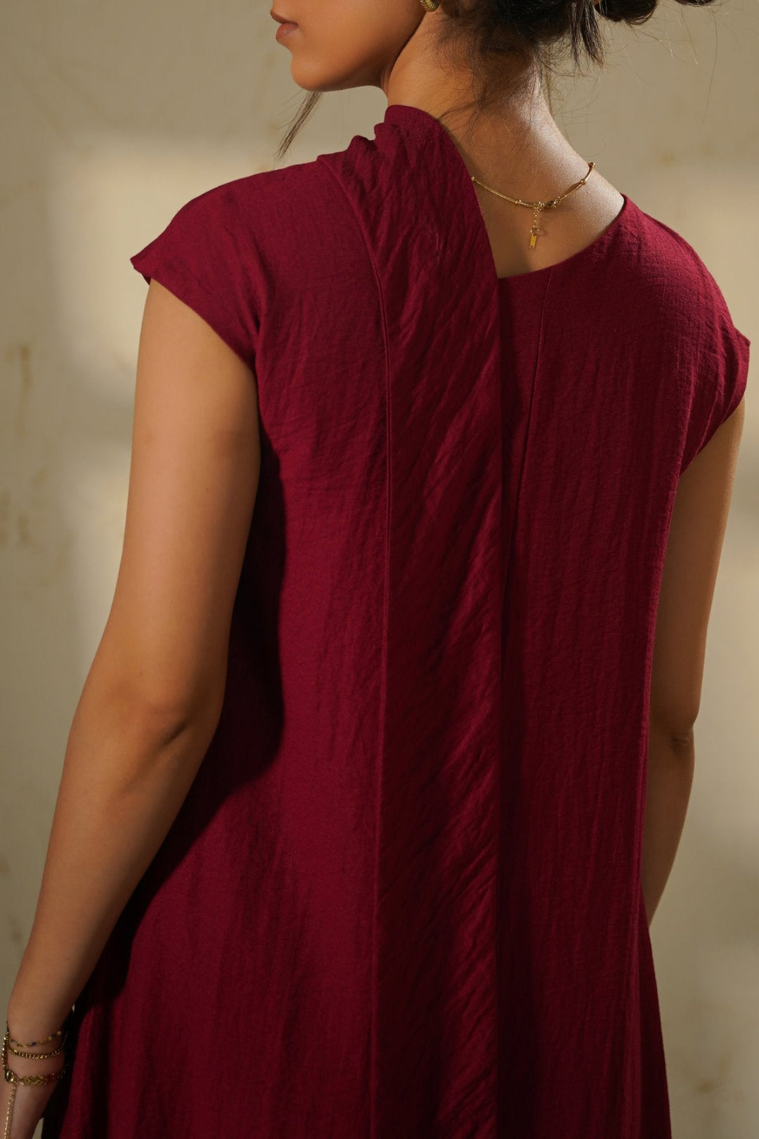 MULBERRY CITY DRESS WITH SCARF DETAIL