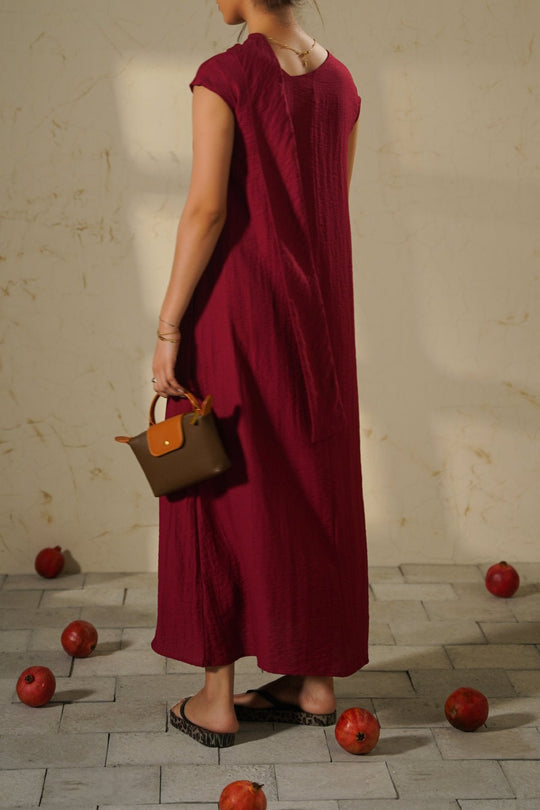 MULBERRY CITY DRESS WITH SCARF DETAIL