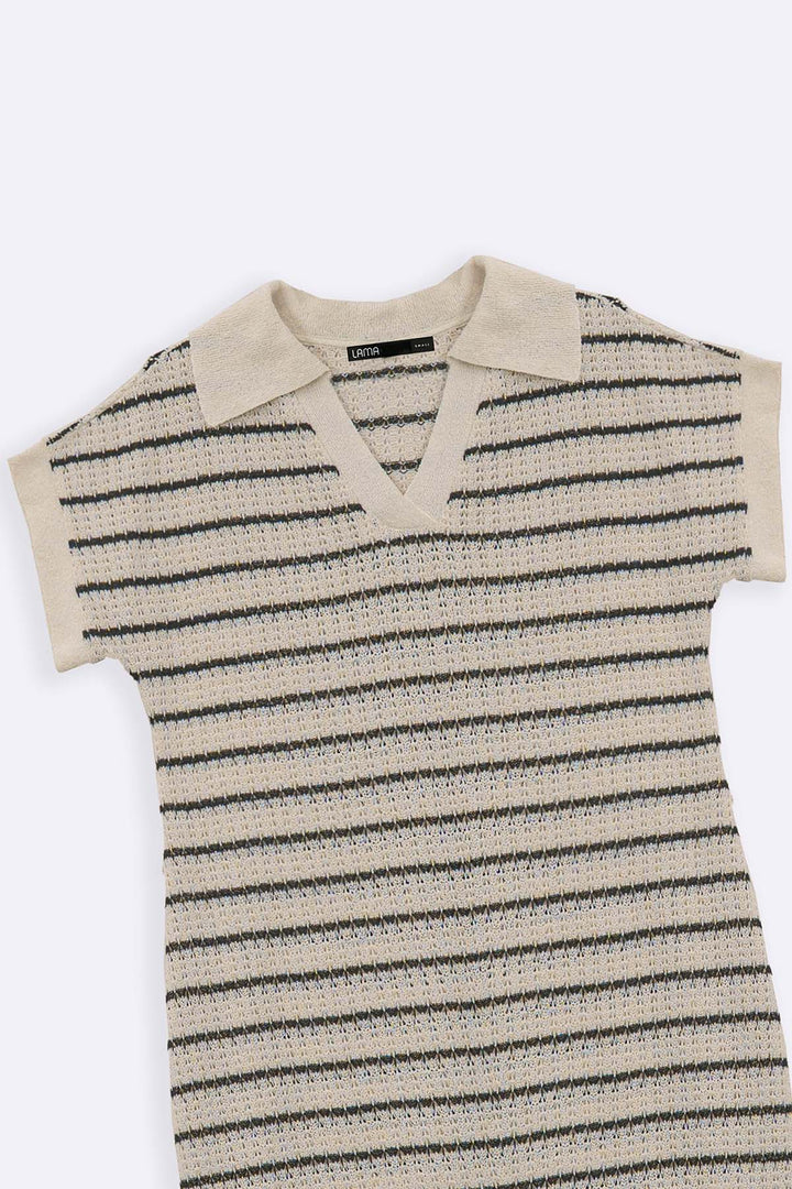 BLACK CROCHET COLUMN DRESS