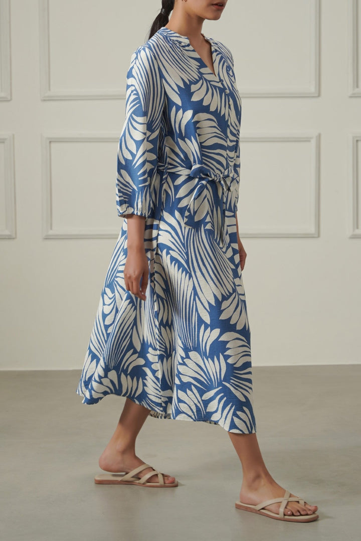 BLUE KAIMANA MAXI DRESS