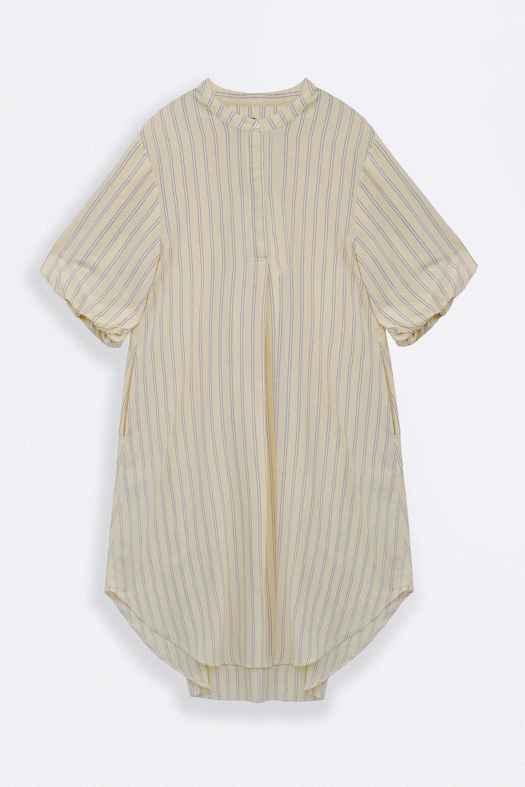 YELLOW LEMON LINE SUMMER DRESS