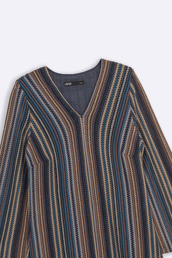 NAVY RESORT TUNIC WITH LINING