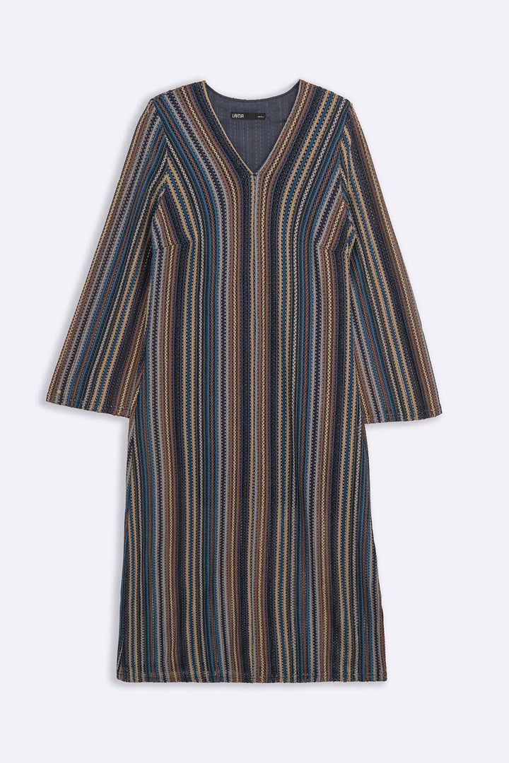 NAVY RESORT TUNIC WITH LINING