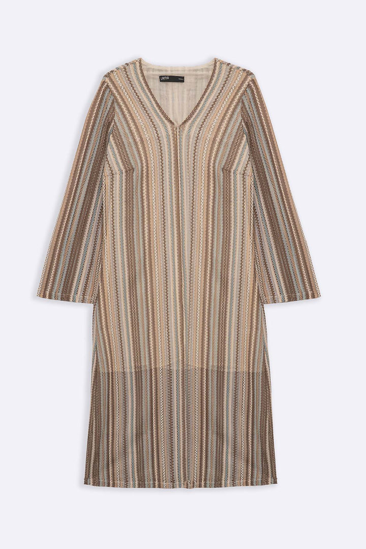 TAUPE RESORT TUNIC WITH LINING