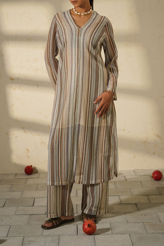 TAUPE RESORT TUNIC WITH LINING