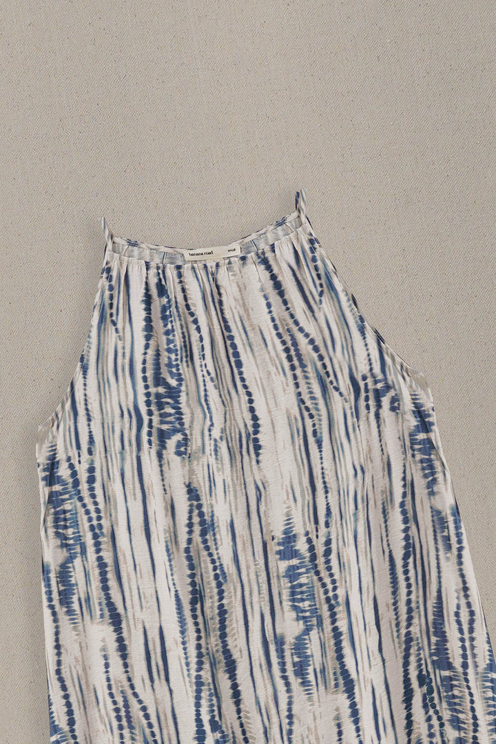 BLUE MONO TIDE DRESS