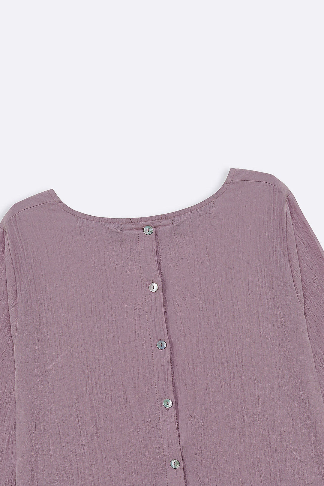 LILAC FEATHER COTTON TOPSY BLOUSE