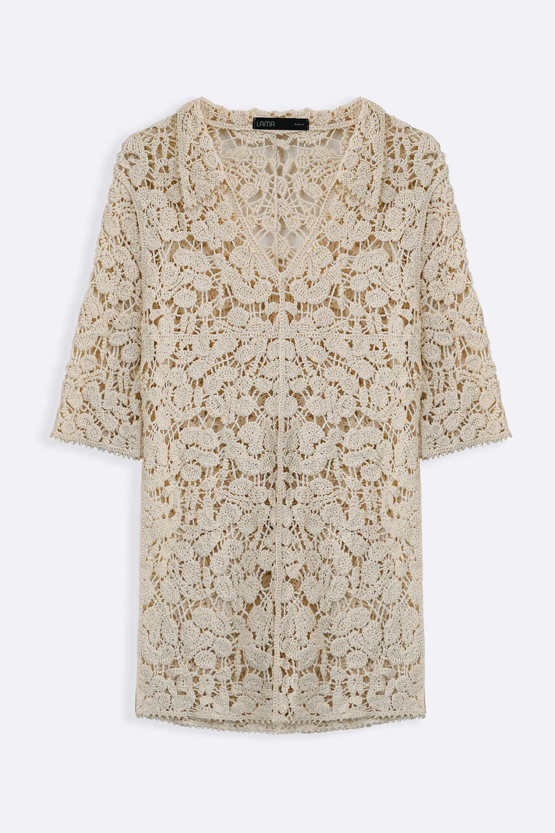 CREAM NOMAD CROCHET TUNIC